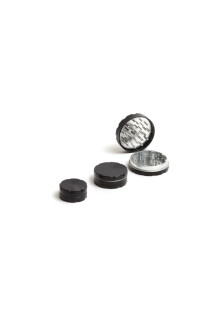 912176 - GRINDER DE LUXE ALLUMINIO 40MM 2 PARTI NERO