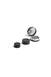 912180 - GRINDER DE LUXE ALLUMINIO 62MM 2 PARTI NERO