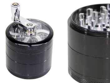 912188 - GRINDER MOLINO 62 MM 4 PARTI NERO POLLINATOR