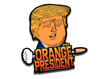 SCHNELLE KNOSPEN - ORANGE PRÄSIDENT AUTO FEM