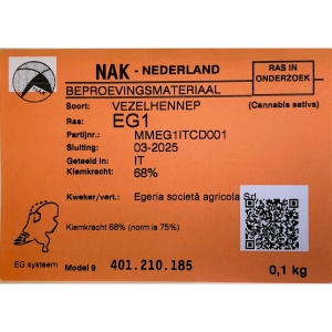 EGERIA - EG1 (CBD) SEMI DI CANAPA CERTIFICATA