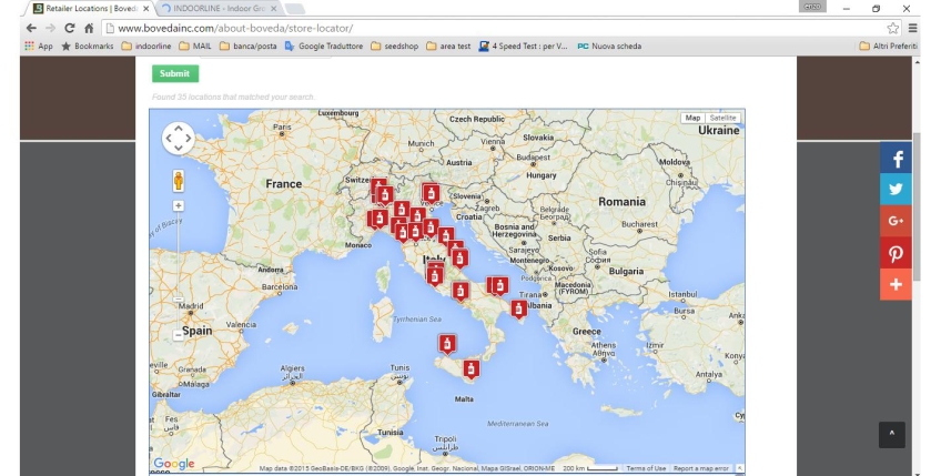 Rivenditori ufficiali boveda