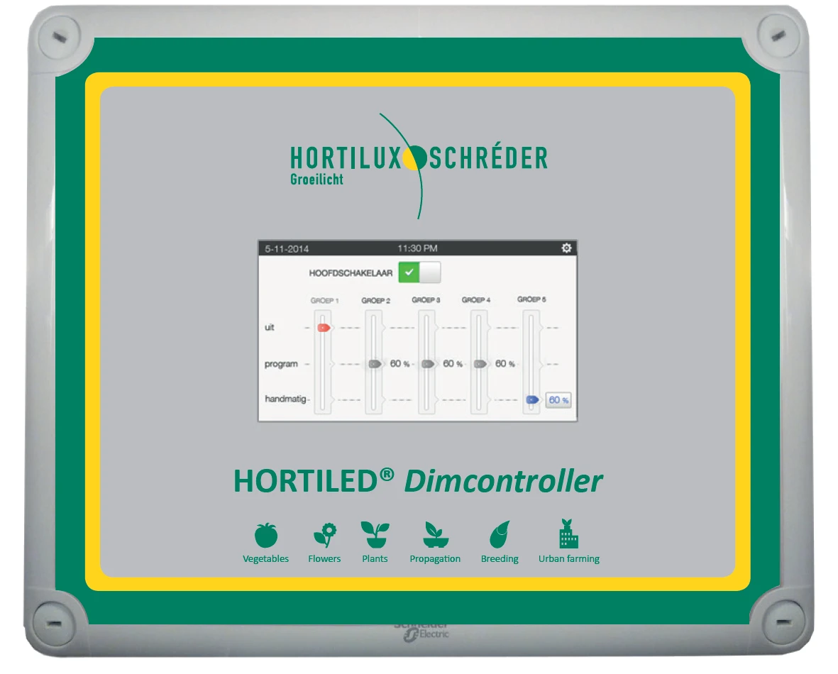 DDIM5CH - DALI DIM CONTROLLER MIT TOUCH PANEL 5 KANÄLE FÜR HORTILED