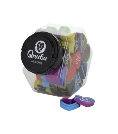 MAEX0161 - QNUBU - SILIKONBEHÄLTER MIT ANZEIGE | HERZ 18ml 50St.