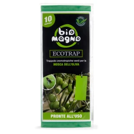 BMECOT03 - BIOMAGNO - ECOTRAP GREEN CROMOTROPIC TRAPPLE FOR OLIVE MOSQUITO | 10x22cm 10pcs.