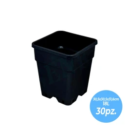 60027BOX - BOX SQUARE POTS | 30,5x30,5x31,6h cm - 18L - 30pcs.