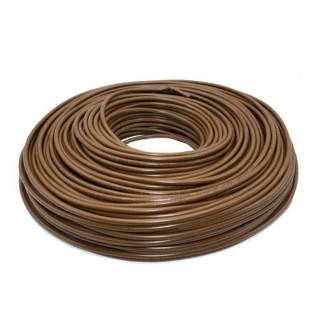 CAV100 - SKEIN OF THREE-CORE BROWN ELECTRICAL CABLE 1.5 MMQ SECTION 100MT