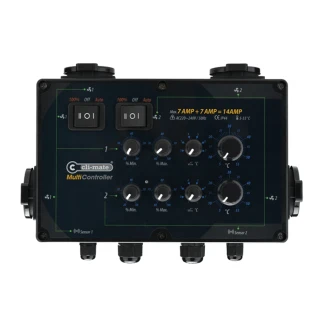 MC77 - CLI-MATE MULTI CONTROLLER 2 ROOMS MINIMUM, MAXIMUM AND HYSTERESIS SPEED 2X7A