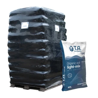 TERRA AQUATICA - ORGANIC SOIL LIGHT-MIX | PALLET 54 BAGS OF 50L