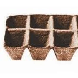 71015K - JIFFY BIODEGRADABLE PEAT POT IN TRAY (STRIP) 12 PIECES 5X5CM