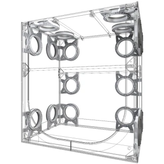 SECRET JARDIN - DUCTING FLANGE |  Ø16mm POLES