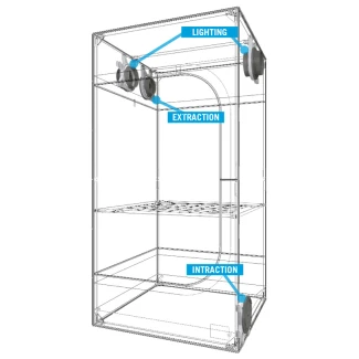 SECRET JARDIN - DUCTING FLANGE |  Ø16mm POLES