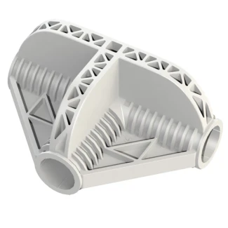 SECRET JARDIN - JOINT CORNER 3 AXES T SHAPE | Ø 30mm