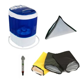 KBUBSMALL3CH - BUBBLEXTRACTOR KIT - SMALL WASHING MACHINE WITH 3 CHOCOLIZER BAGS