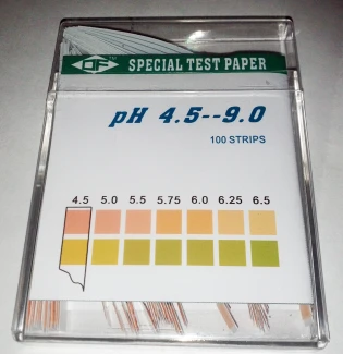 TST023 - pH TEST IN COLORIMETRIC STRIPS 100PZ