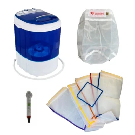 KBUBSMALL5PUEX - BUBBLEXTRACTOR KIT - SMALL WASHING MACHINE WITH 5 MEDICAL NETS BAGS 20L