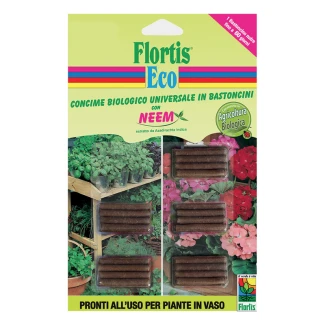 FLORTIS - BIO UNIVERSAL FERTILIZER STICKS WITH NEEM