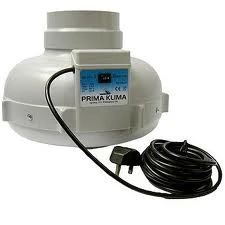 PK160MES2 - ASPIRADOR CON CABLE BI-POWER CON INTERRUPTOR DIAM160 MM 420-800MC/H PRIMA KLIMA