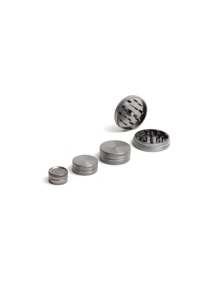 912195 - GRINDER ALUMINIO 89 MM 2 PIEZAS GRIS