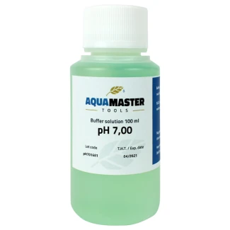 ATM1102 - AQUA MASTER TOOLS - SOLUTION DE CALIBRAGE pH 7.00 | 100ml - BOITE DE 18 BOUTEILLES