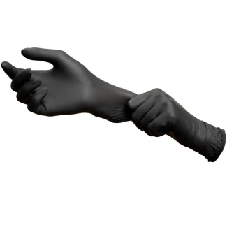 MAEX0212 - QNUBU - PROFESSIONAL NITRILE GLOVES BLACK | SMOOTH SIZE M - 300 GLOVES