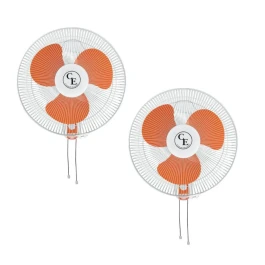 VT2PC40 - VENTILATEUR MURAL OSCILLABLE AVEC CÂBLE - 2 UNITÉS - (45W-40cm)