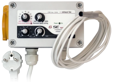 FC02210EU - CONTRÔLEUR DE VENTILATEUR DIGITAL 1 CANAL TEMPÉRATURE ET HYSTÉRÉSIS 10A EU (1 VENTILATEUR)