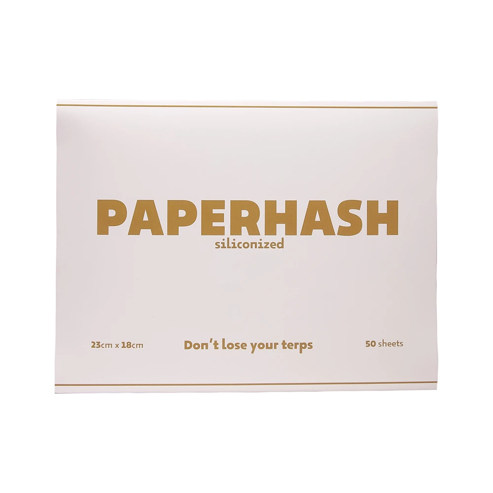 PAPERSILICMEDIUM - PAPERHASH - FOGLI ANTIADERENTI SILICONIZZATI PER ESTRATTI | MEDIUM 23x18cm - 50 FOGLI