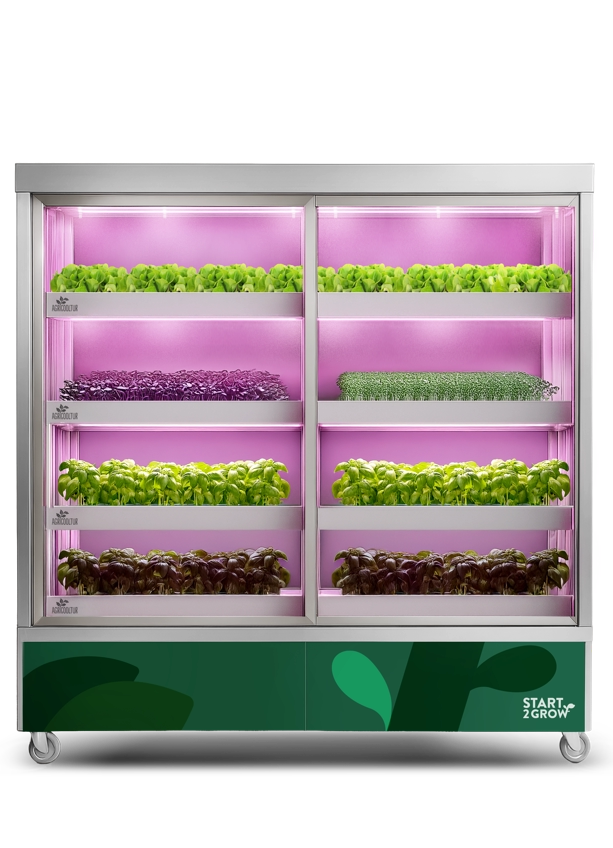 AGR.999.001.002 - AGRICOOLTUR START2GROW – SISTEMA IDROPONICO VERTICALE SU RUOTE