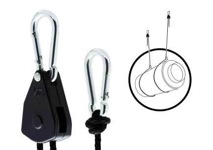 GARDEN HIGHPRO - COPPIA DI CARRUCOLE PROHANGER PORTATA 68 KG