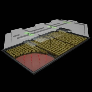 SMALL X-STREM HEAT SERRA RISCALDATA 61X42X27 CON TERMOSTATO