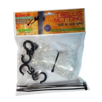 TENT NET 120X120 RETE SORREGGI PIANTE PER BARRE DA 15 A 18 MM DI DIAMETRO