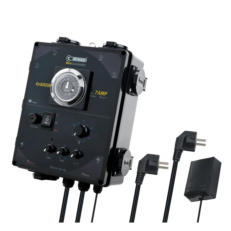 MG7 - CLI-MATE MINI-CONTROLLER 4 LAMPADE 600W VENTILAZIONE E RISCALDAMENTO