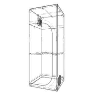 SECRET JARDIN - DARK STREET DS60 V. 4.0 CON SPACE BOOSTER | 60x60x158h CM | Indoorline