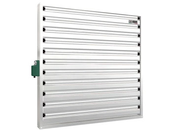 F11E001/56498 - SERRANDA RIPESA ARIA AD ALETTE SOB 53 KD CON SERVOMOTORE SAS2K IN KIT DI MONTAGGIO