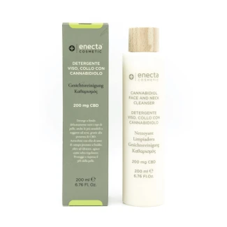 ENFANEC - ENECTA - DETERGENTE VISO COLLO CON CANNABIDIOLO | 200mg CBD | 200ml