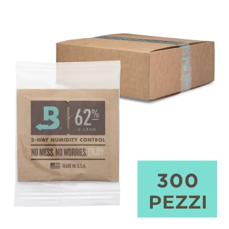 BOVEDA 62% - MANTENIMENTO UMIDITA' COSTANTE |  BOX 300pz DA 8gr IMBUSTATO SINGOLARMENTE Indoorline