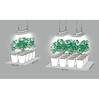 PRIMA KLIMA - LUCILU SHUTTLE 6 LED DIMMERABILE | 240W Indoorline