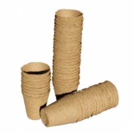 JVT9BOX - JIFFY POT VASO TORBA TONDO 8CM  - CARTONE DA 1680 PEZZI