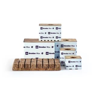 GRODAN - HUGO CUBETTO DI LANA DI ROCCIA CON FORO | 15x15x15h cm