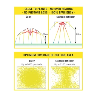 SECRET JARDIN - DAISY DY60 RIFLETTORE PARABOLICO | Ø60 cm