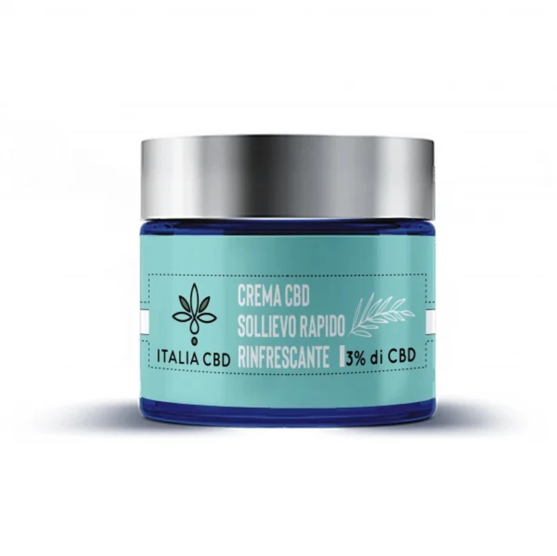 ITCSR - ITALIA CBD - CREMA SOLLIEVO RAPIDO RINFRESCANTE | 3% CBD | 50ml
