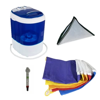 BUBBLEXTRACTOR KIT - LAVATRICE PICCOLA CON 5 BORSE CHOCOLIZER