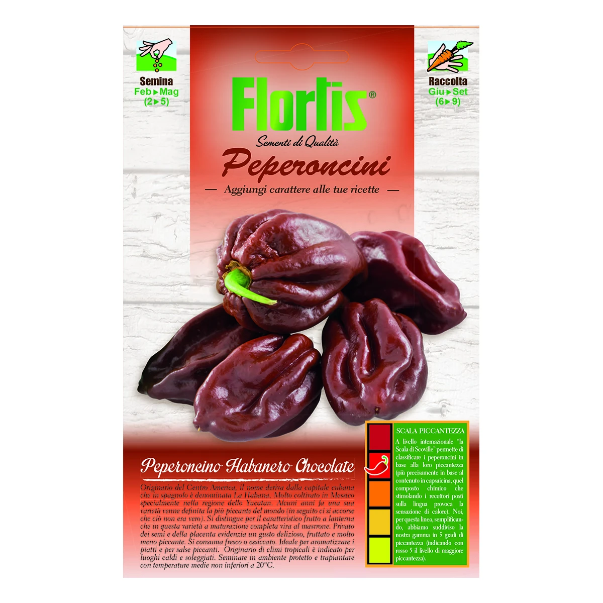 4365230 - FLORTIS | PEPERONCINO HABANERO CHOCOLATE