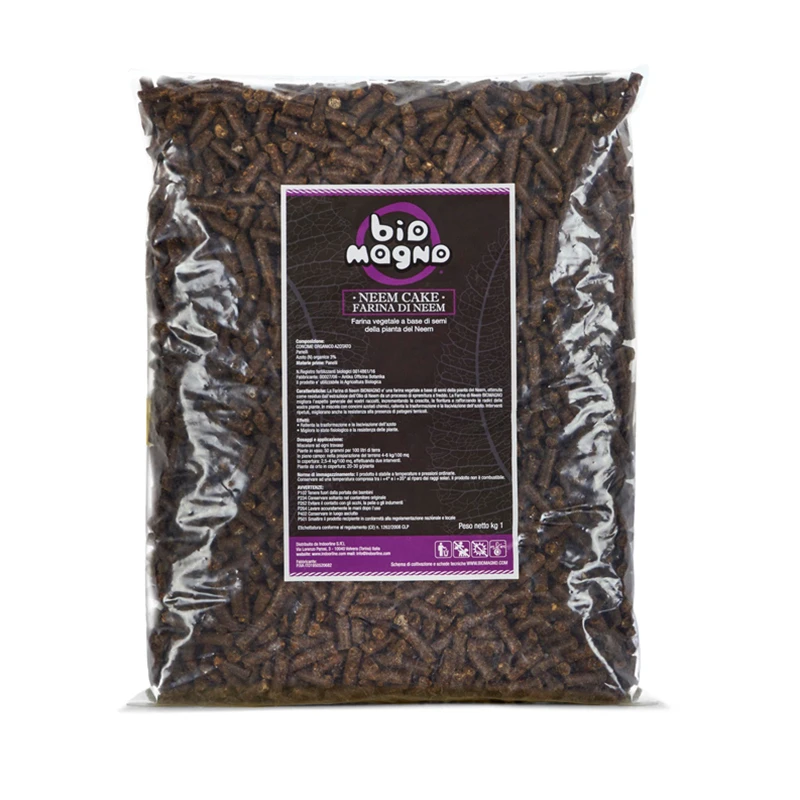 BIOFN1 - BIOMAGNO - NEEM CAKE (FARINA DI NEEM) | 1Kg IN PELLET